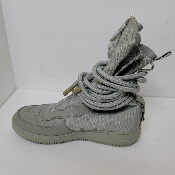 Nike SF Special Field Air Force 1 AF1 Hi Boot Gray Rattan Size 9 AA1128-201 - Picture 7 of 12